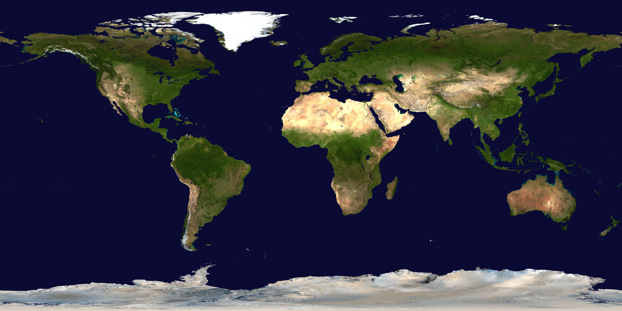 Carte du monde